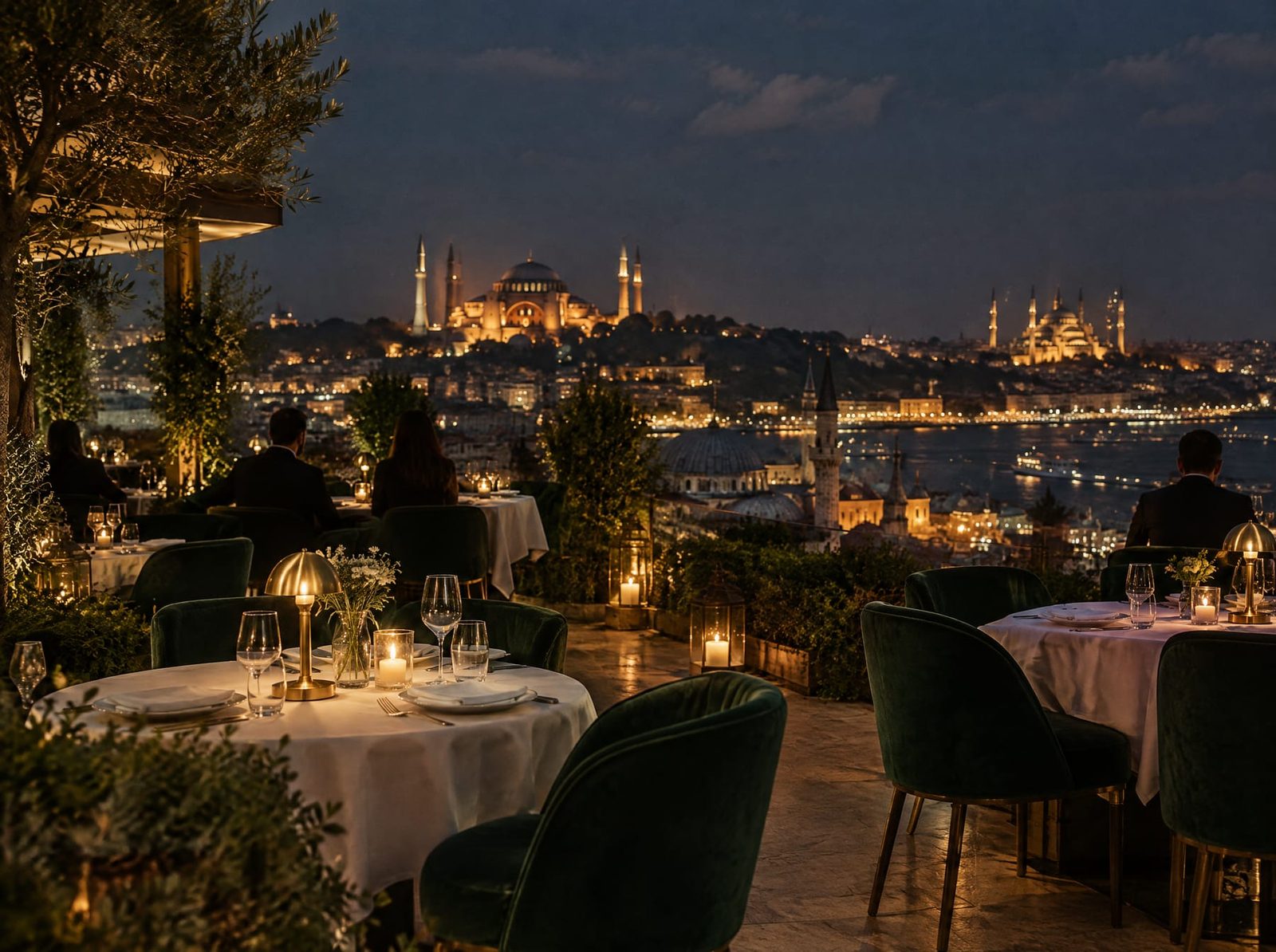 İstanbul'da akşam yemeği